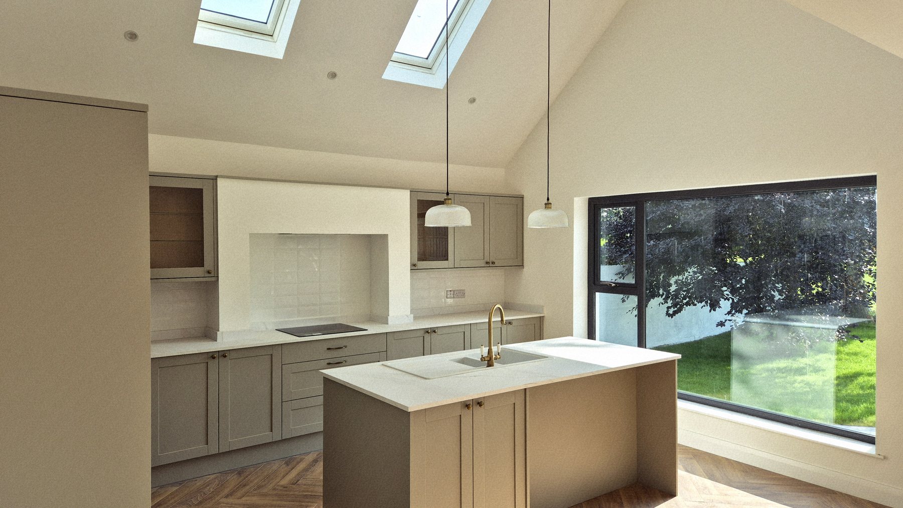 Contemporary kitchen extension