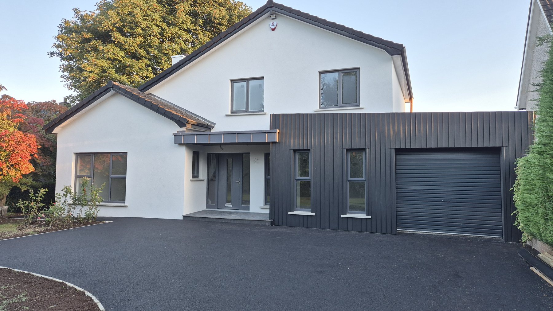 Completed house extension