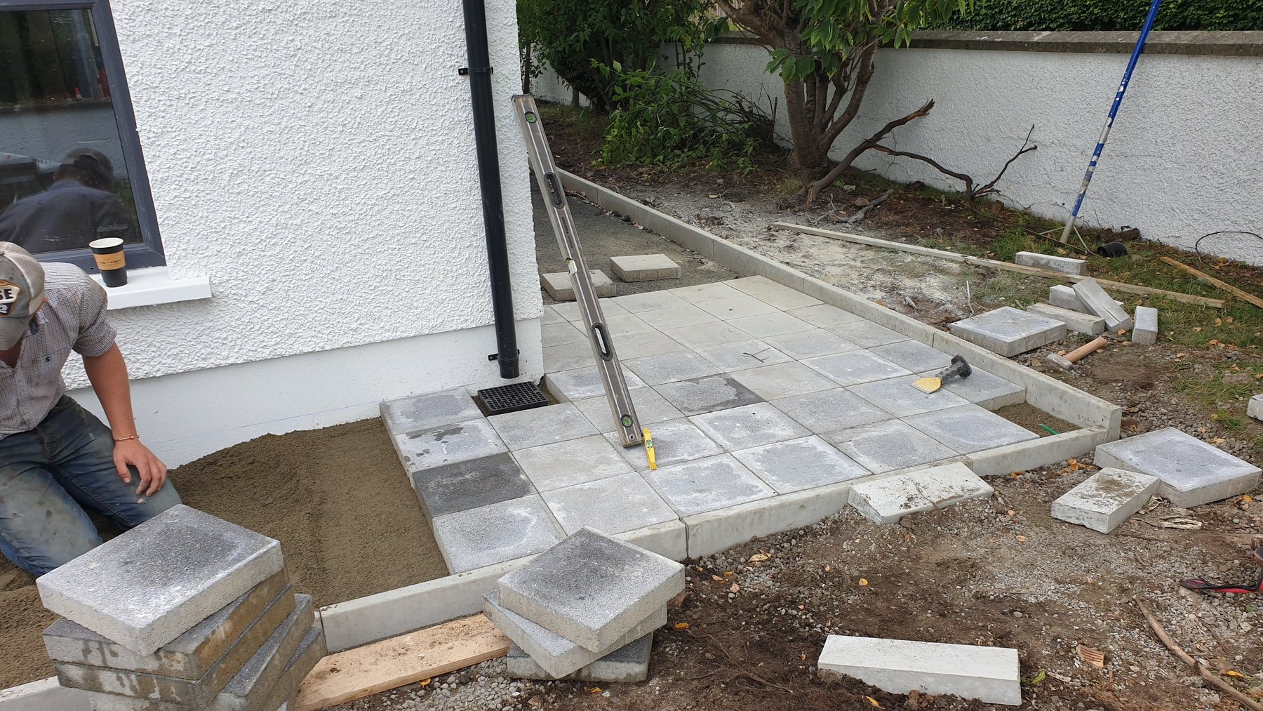 Patio installation