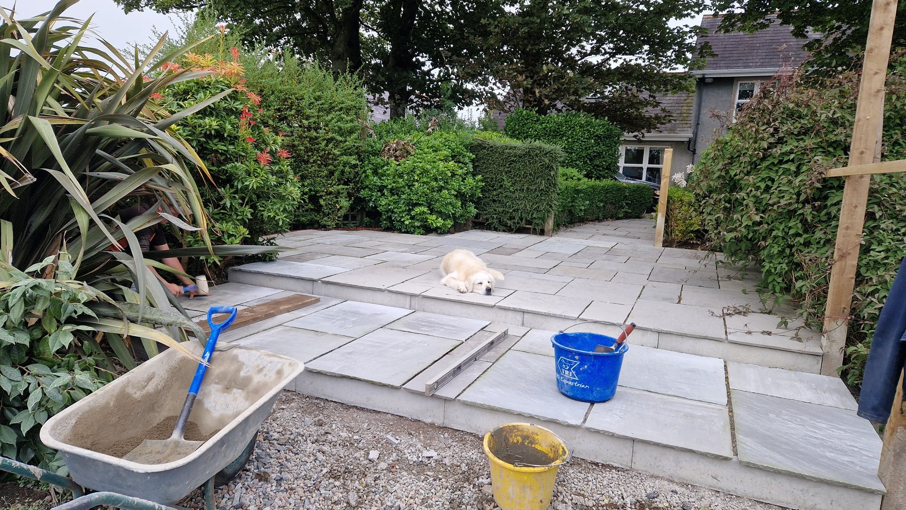 Patio and garden transformation